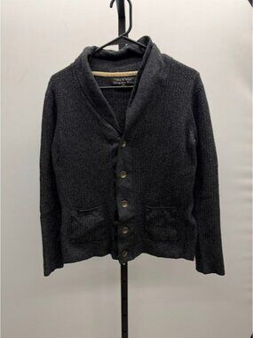 Rag & Bone Wool Cashmere Button Up Cardigan Sweater